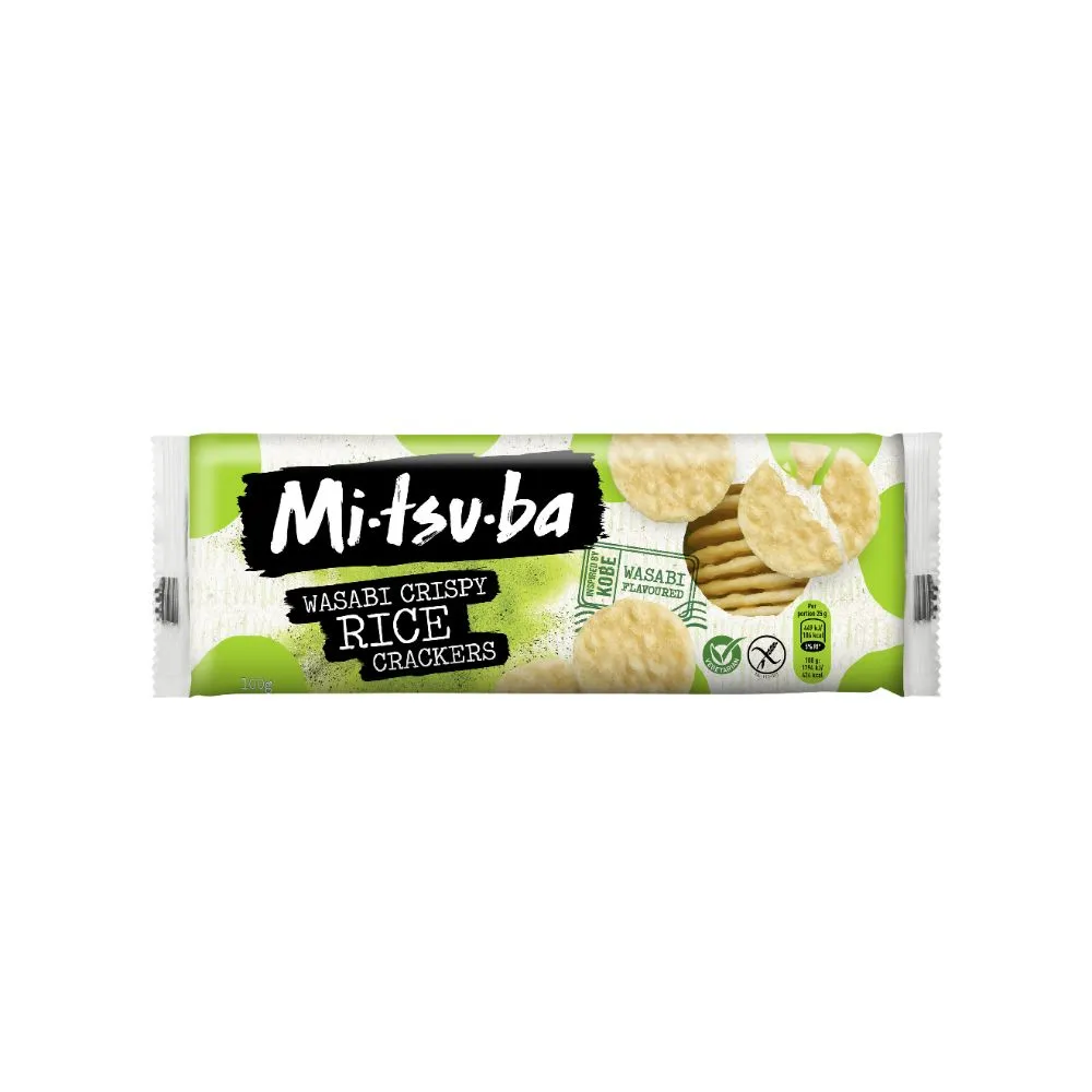 [MIT009] MITSUBA TRAY WASABI CRACKERS 12x100g