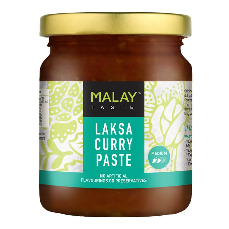 [MLT001] MALAY TASTE LAKSA CURRY PASTE 6x185g
