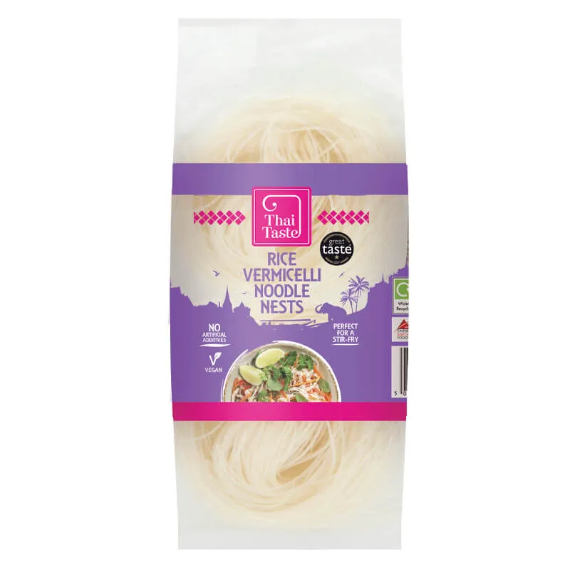 [THT015] THAI TASTE RICE VERMICELLI NOODLE NESTS 8x200G
