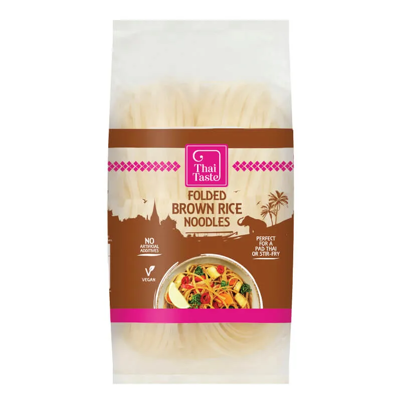 [THT016] THAI TASTE FOLDED BROWN RICE NOODLES 6x200G