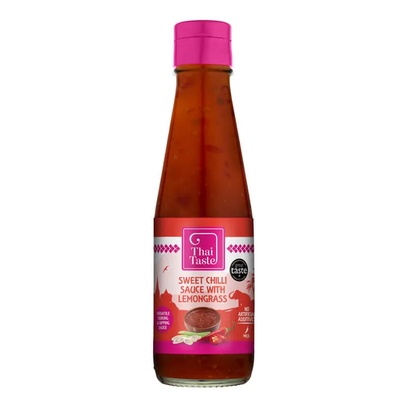 [THT019] THAI TASTE SWEET CHILLI SAUCE WITH LEMONGRASS 6x200ML