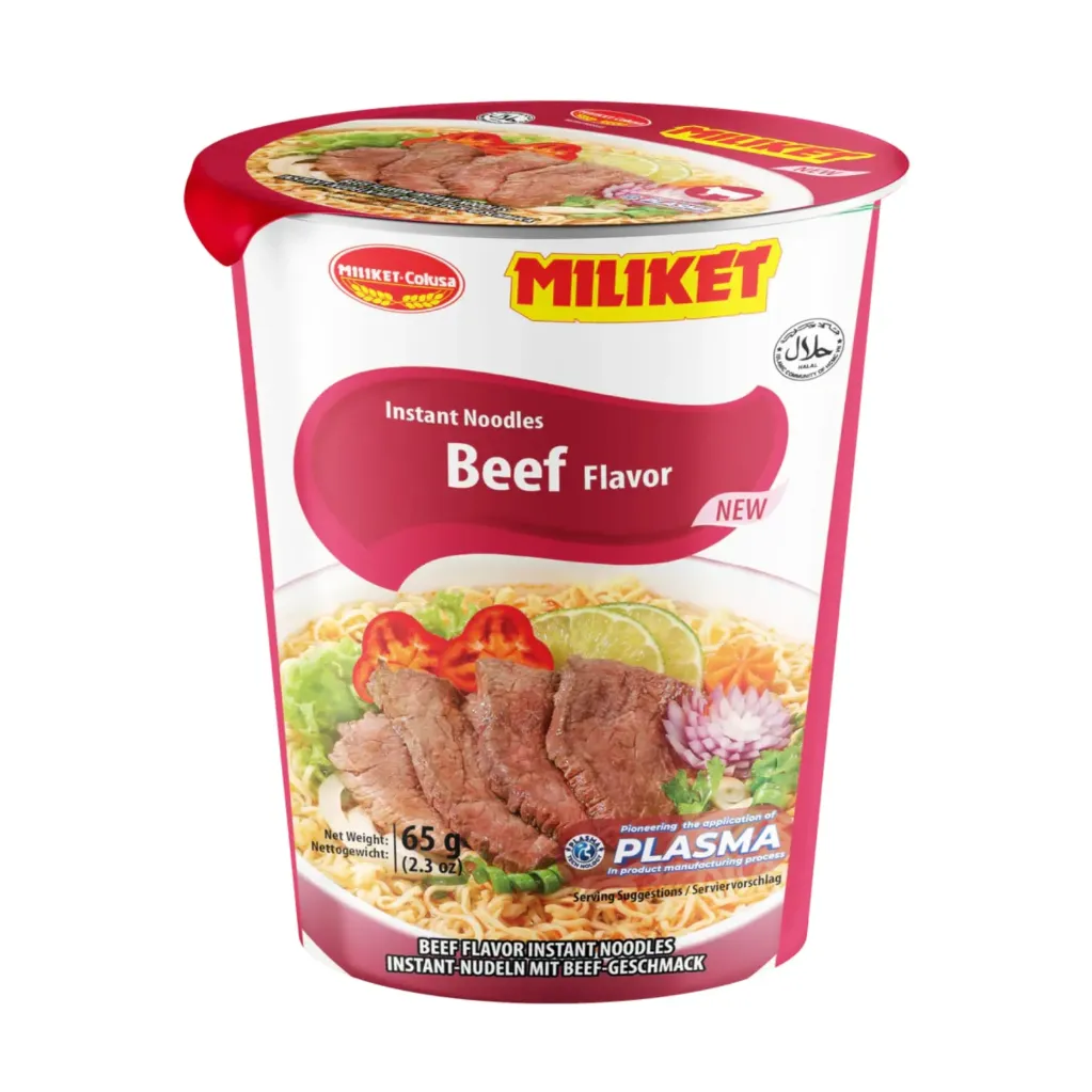 [MKT003] Miliket Beef Instant Noodle 24x60g